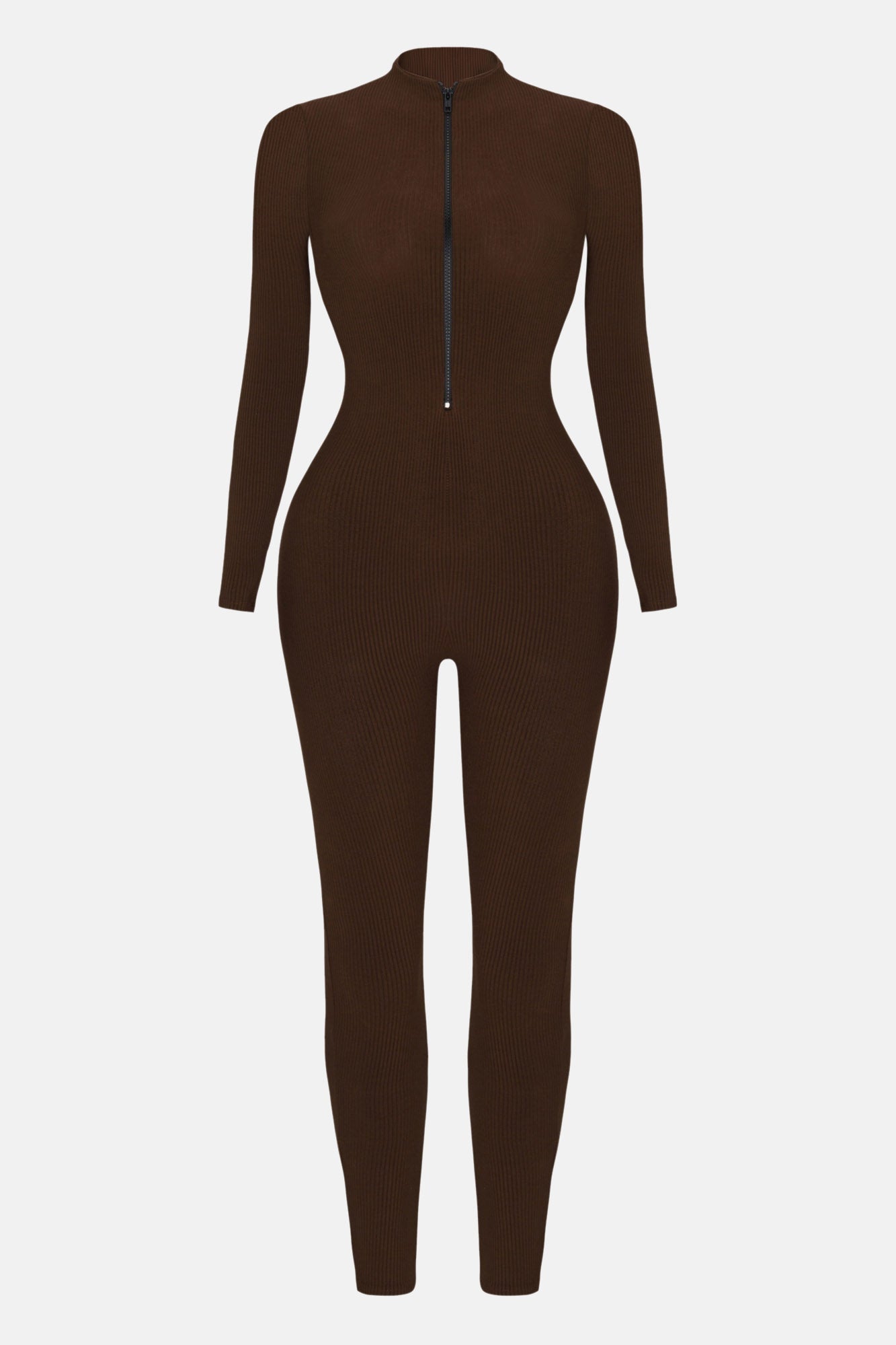 Sabrina Snatched Jumpsuit - Chocolate