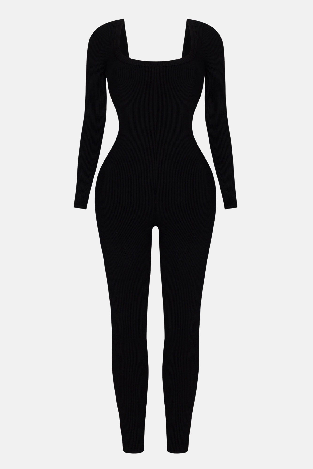 Hailey Snatched Jumpsuit - Black