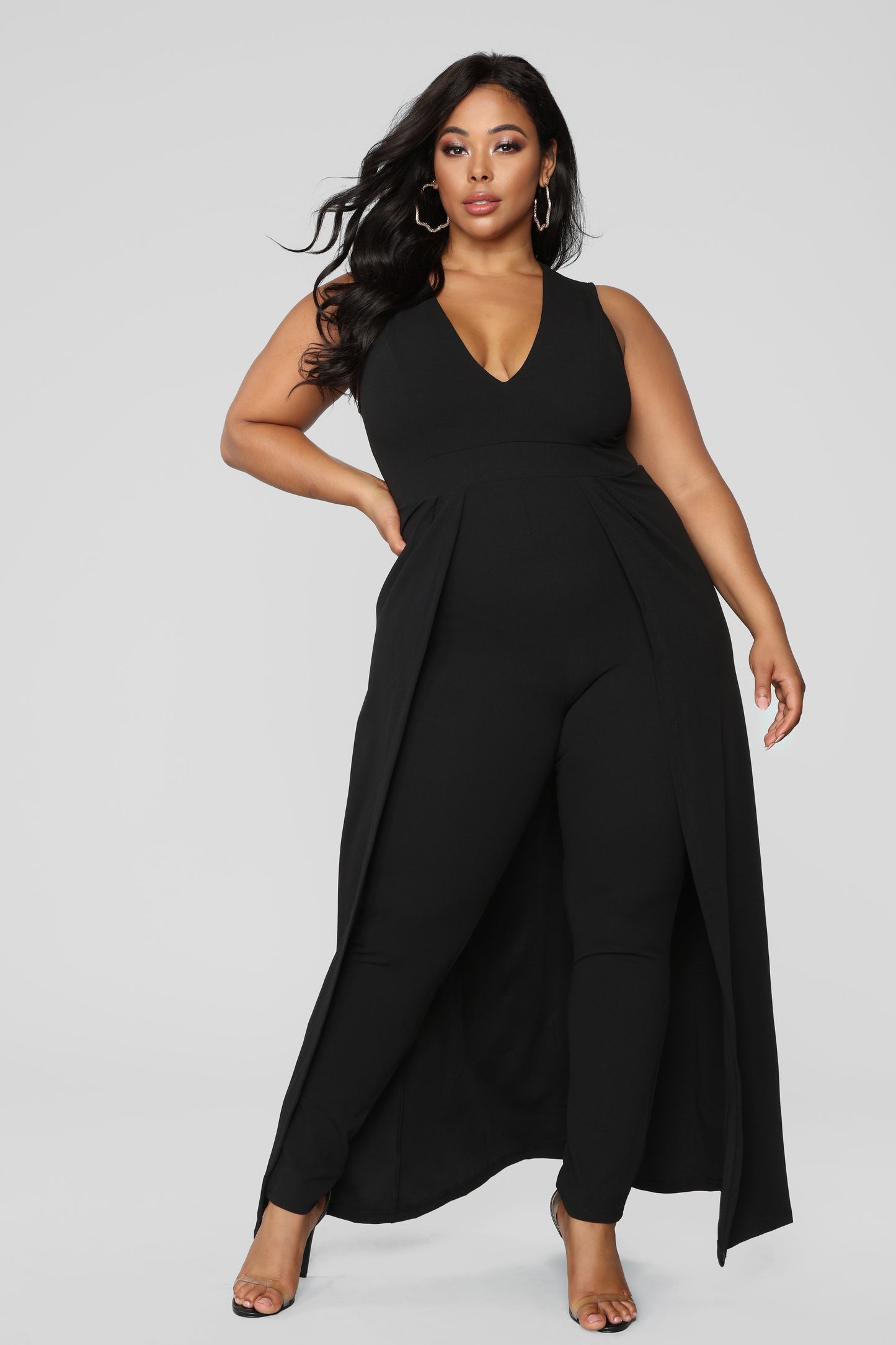 Middle Of Things Jumpsuit - Black