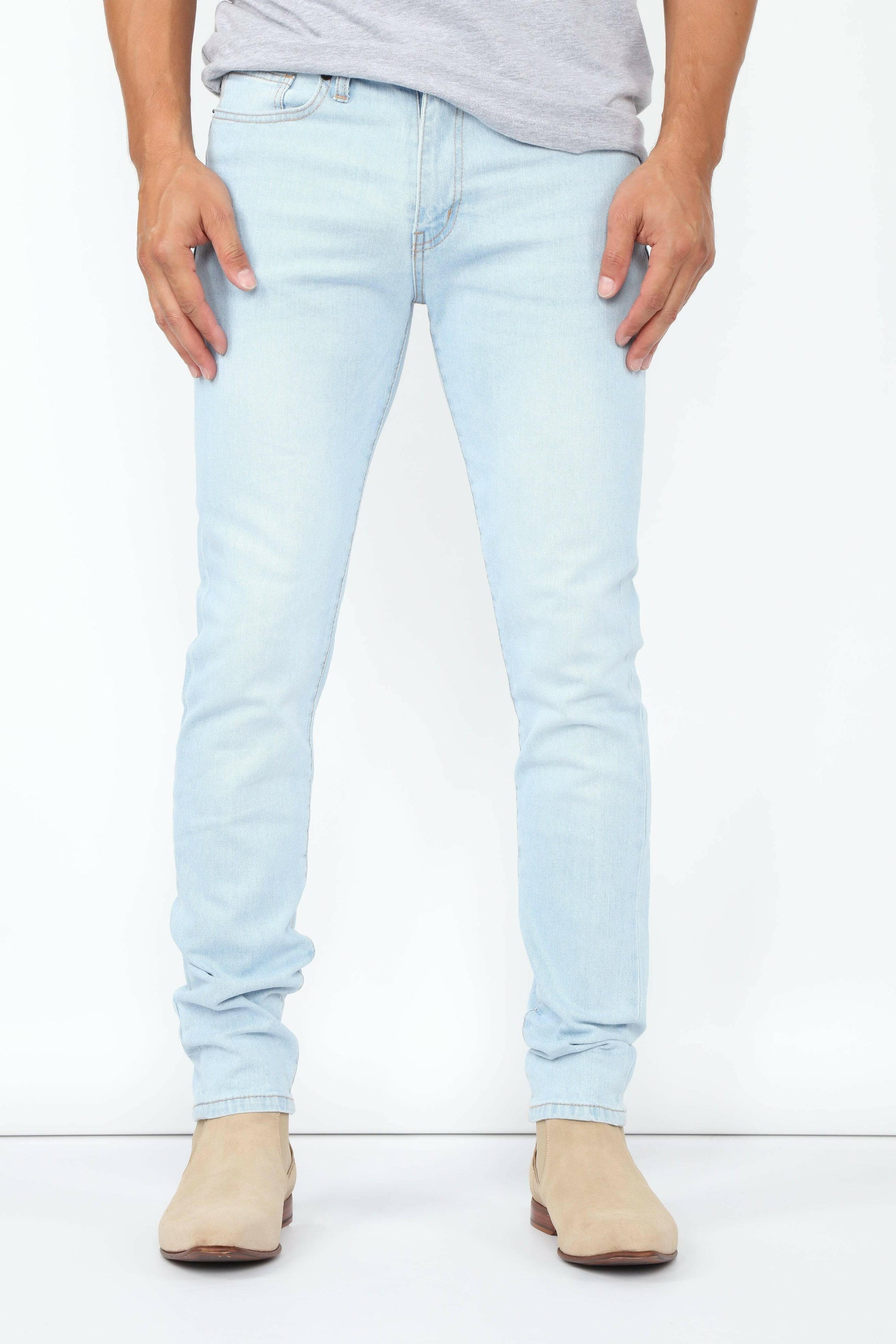 Cornell Slim Jeans - Light Blue Wash - OraLBoutiq