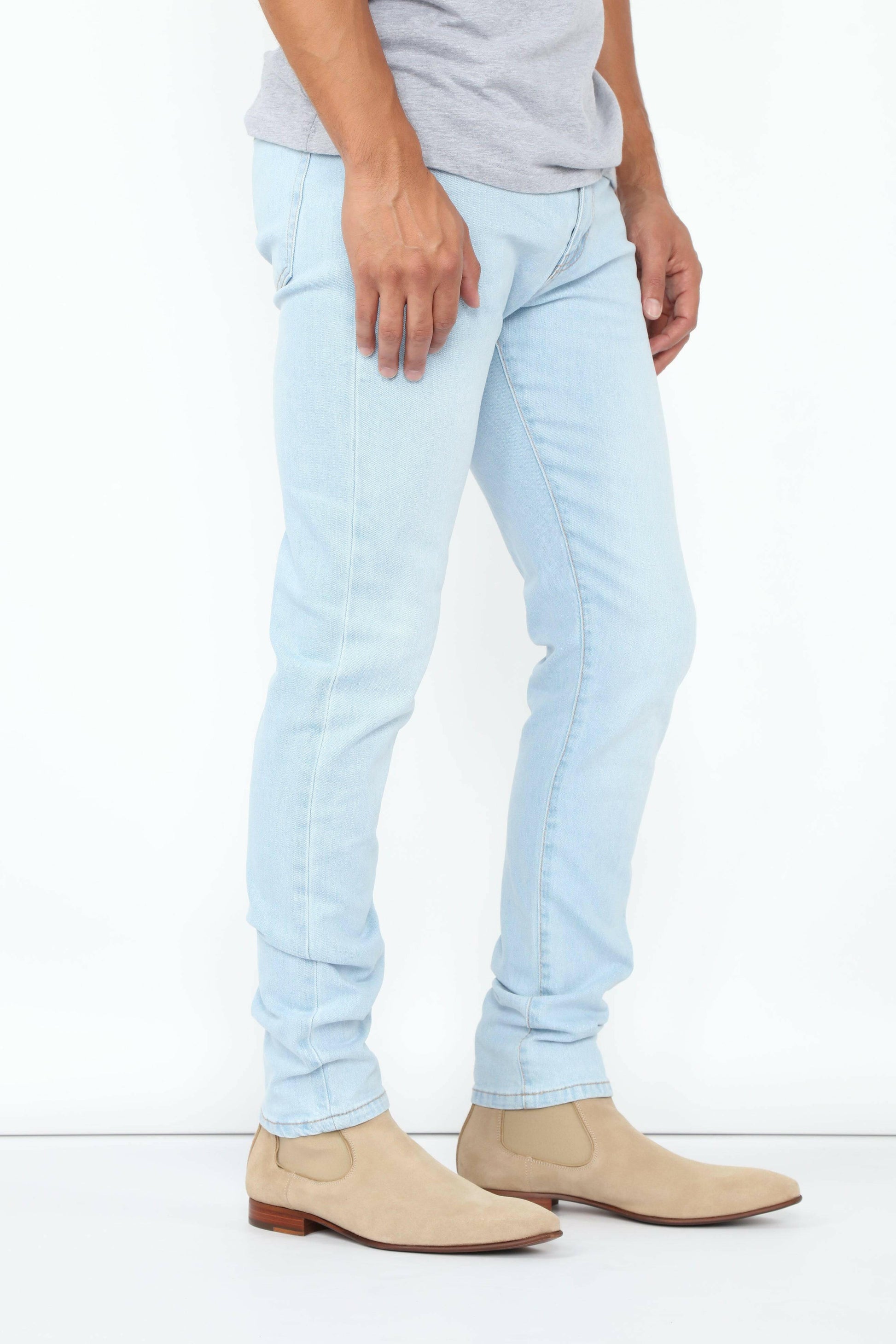 Cornell Slim Jeans - Light Blue Wash - OraLBoutiq