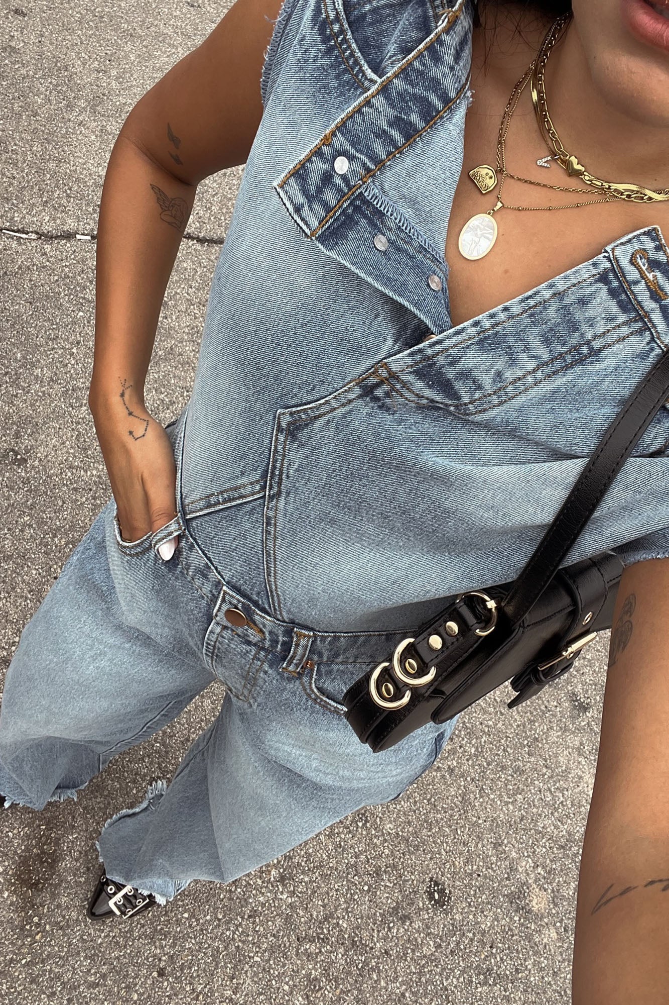 Dakota Denim Jumpsuit - Denim