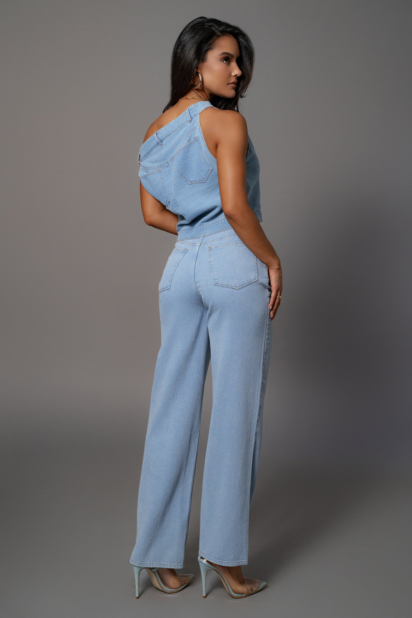 Light Wash Shanice Denim Top