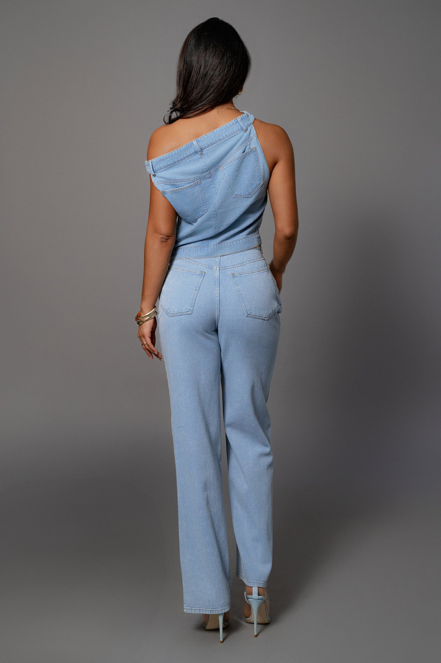 Light Wash Shanice Denim Top