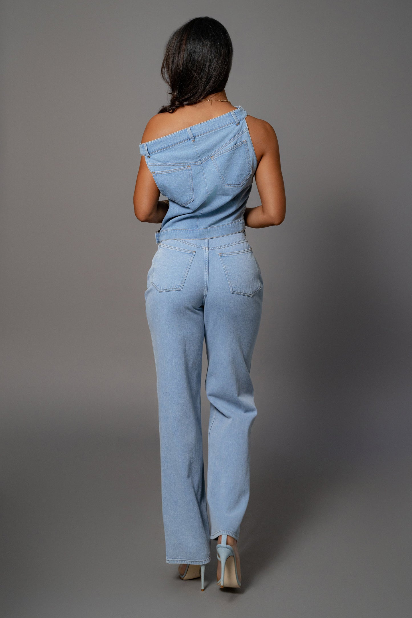 Light Wash Shanice Denim Top