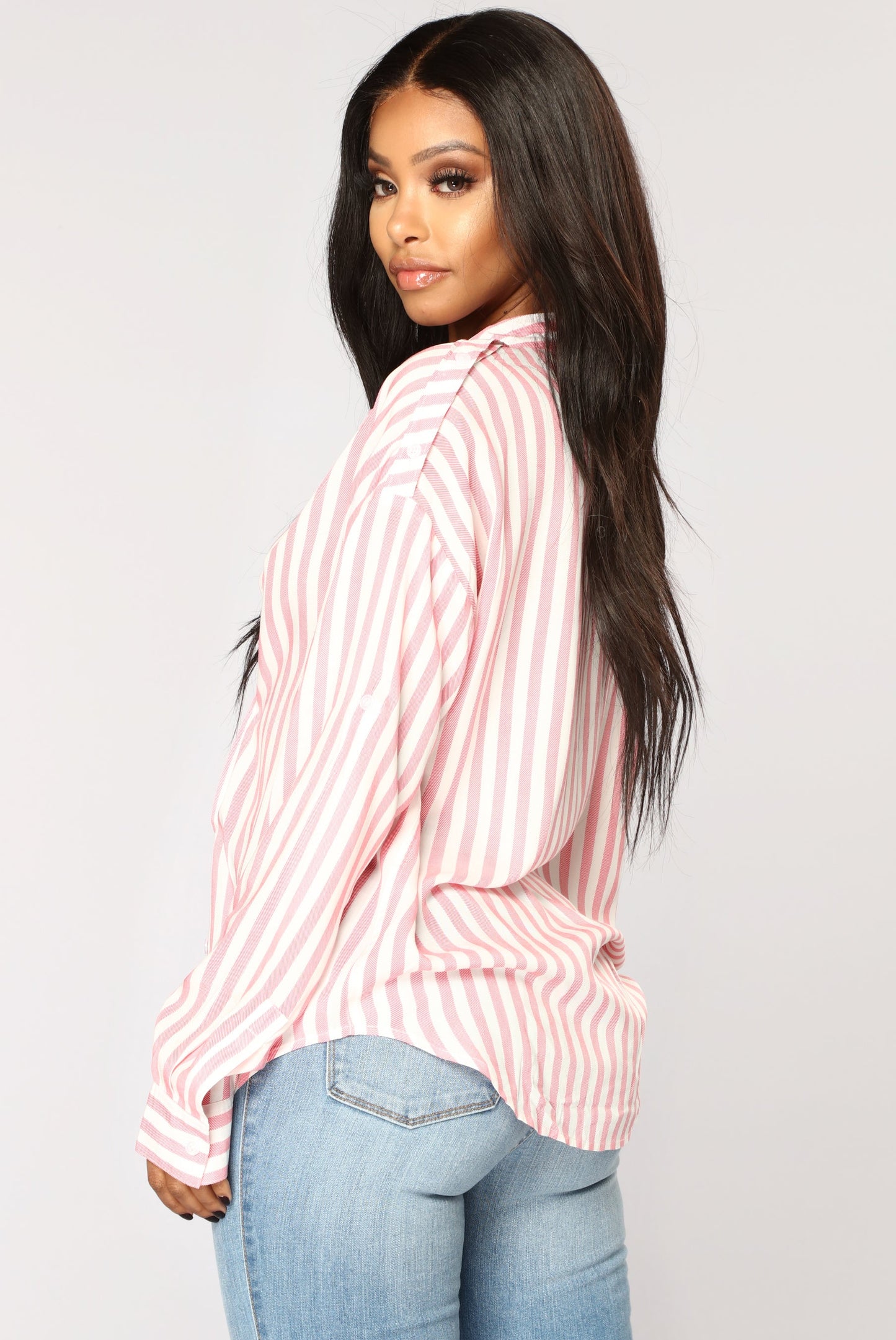 Playin' Games Long Sleeve Top - Pink