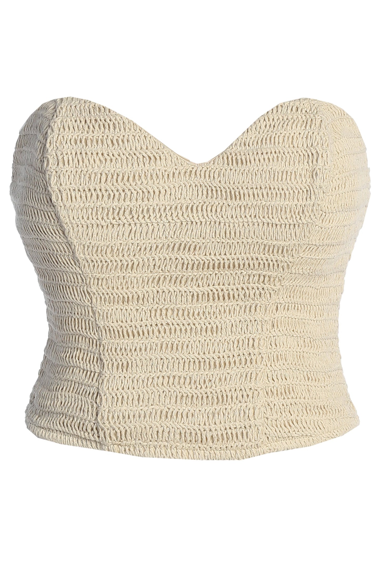 Beige Lila Bustier