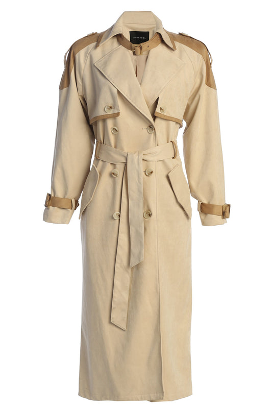 Tan Elite Suede Coat