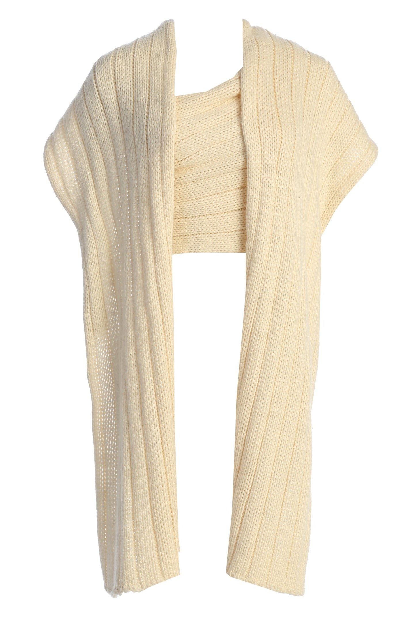 Ivory Soft Life Cable Knit Sweater Top