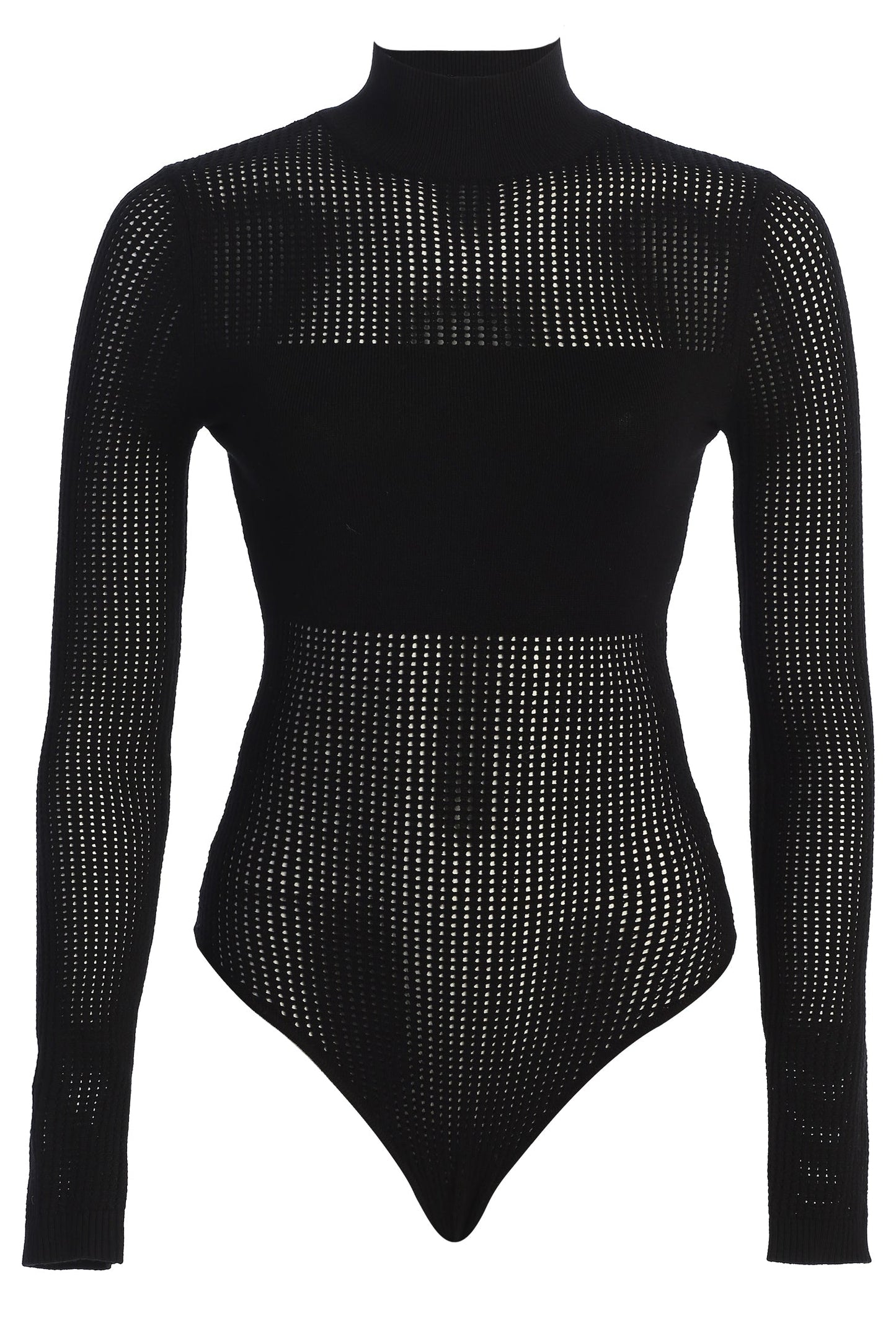 Black Klaudette Knit Bodysuit