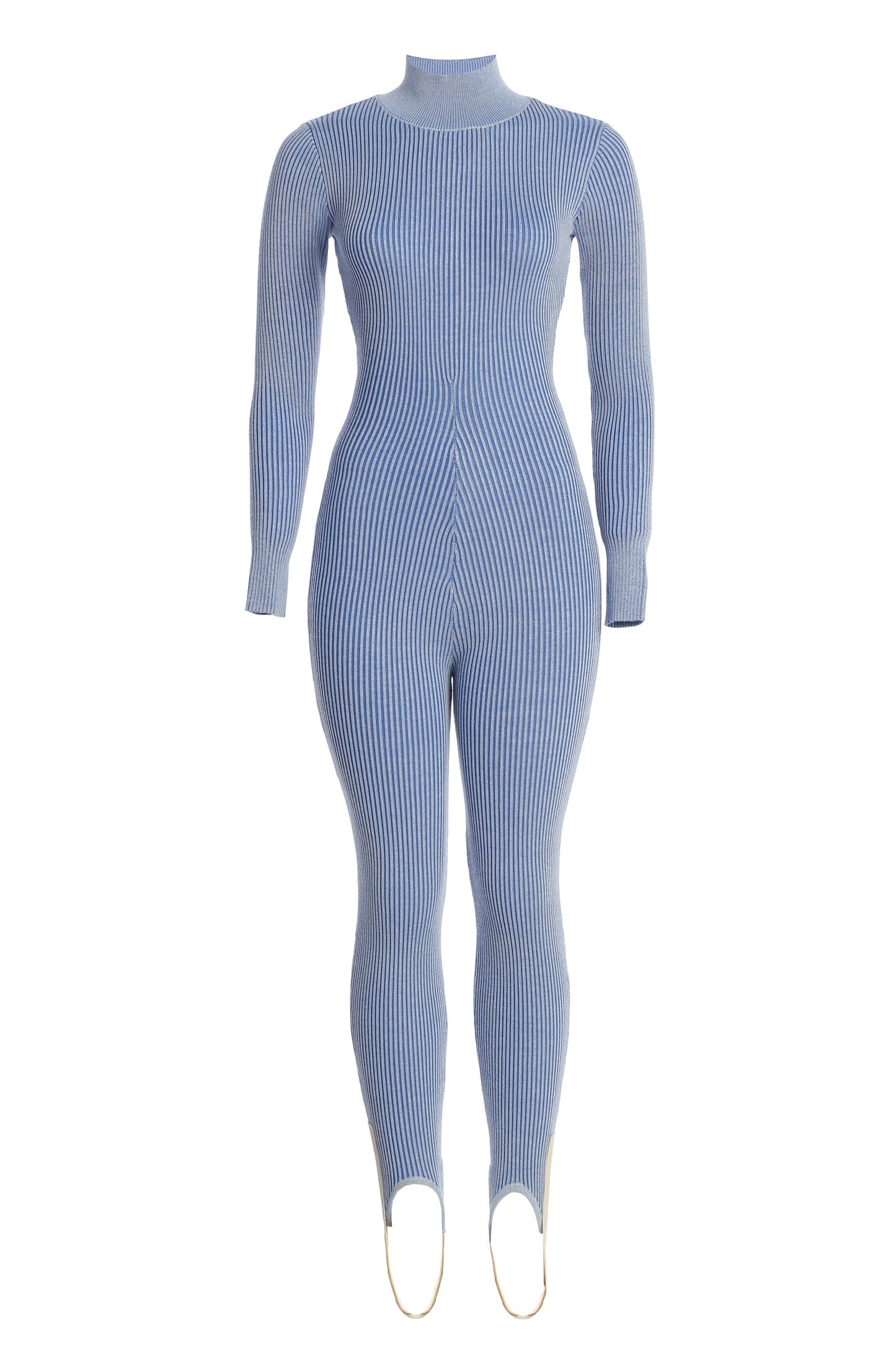 Blue In Control Stirrup Jumpsuit