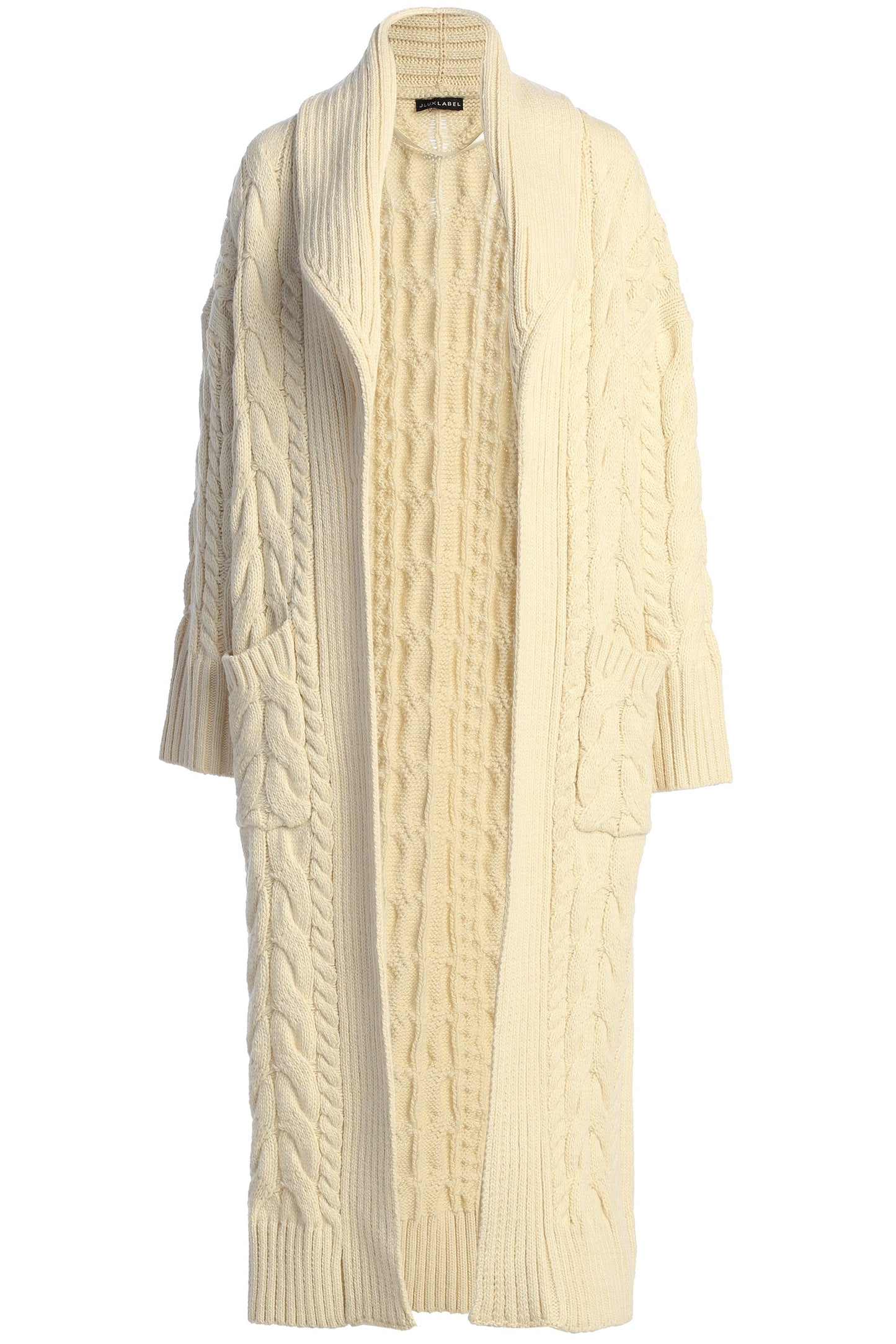 Ivory Upstate Cable Knit Cardigan