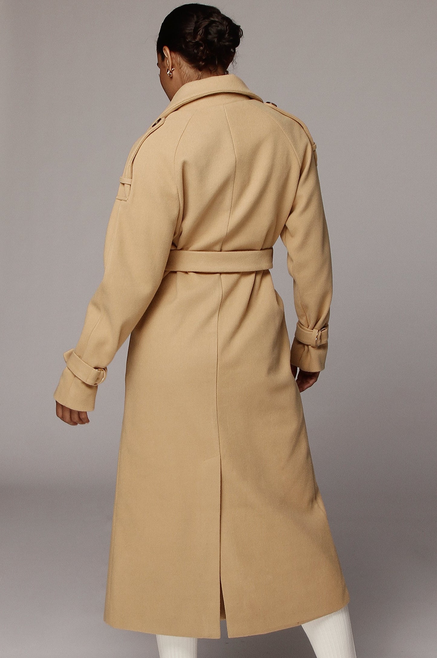 Camel Beverly Trench Coat