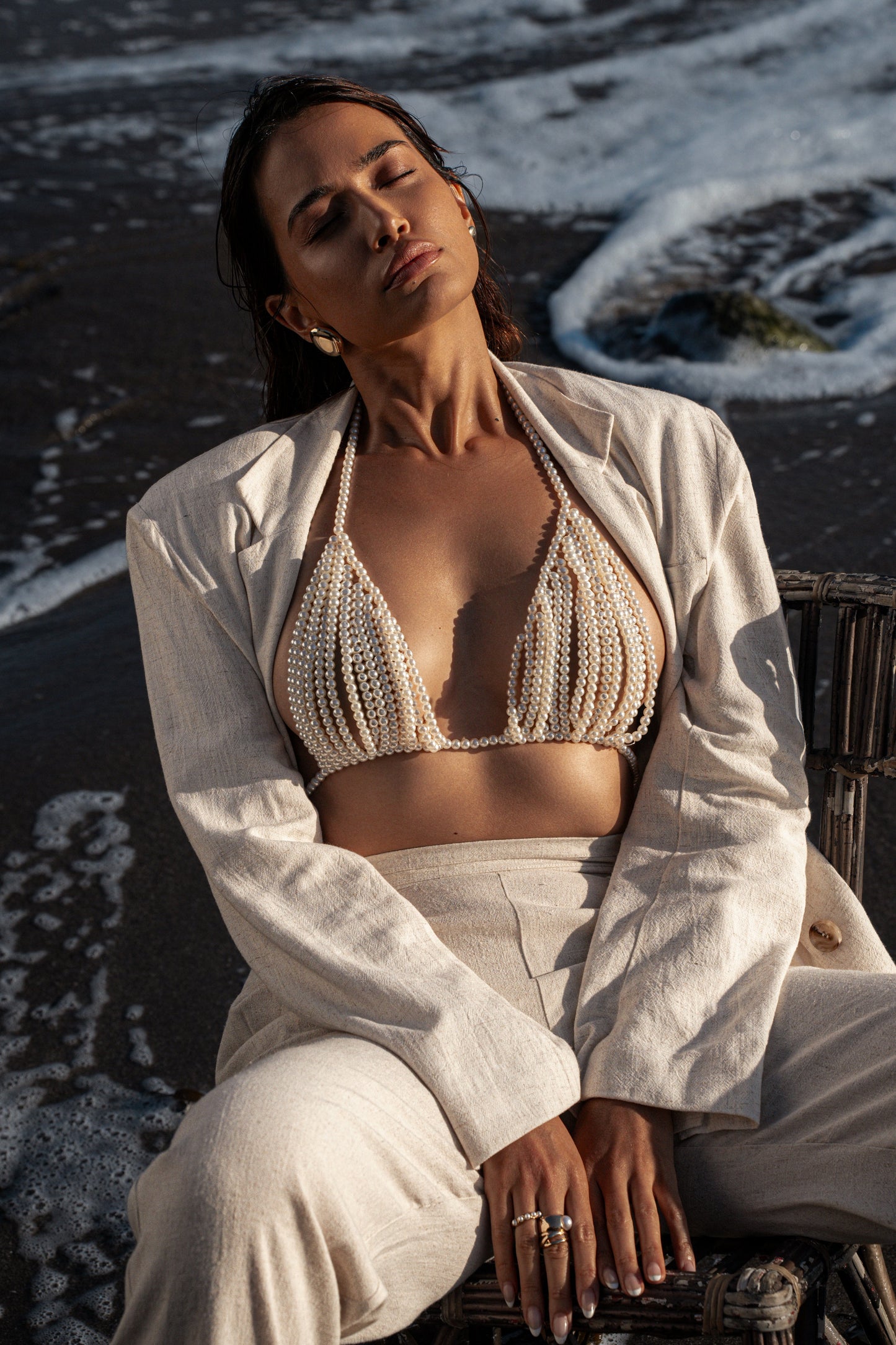 Oceanfront Pearl Bralette