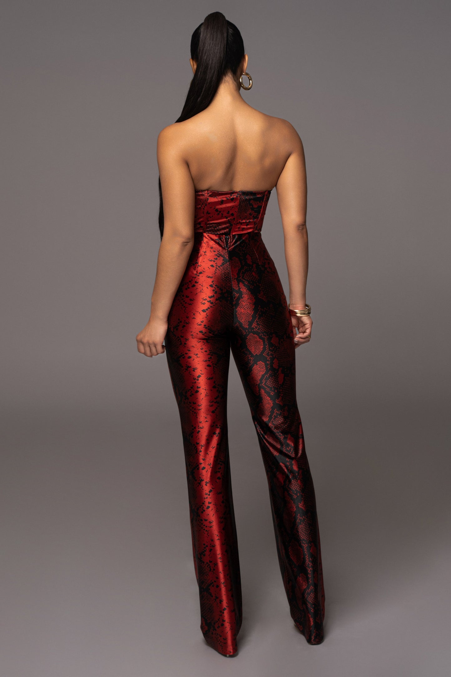 Red Stay the Night Corset