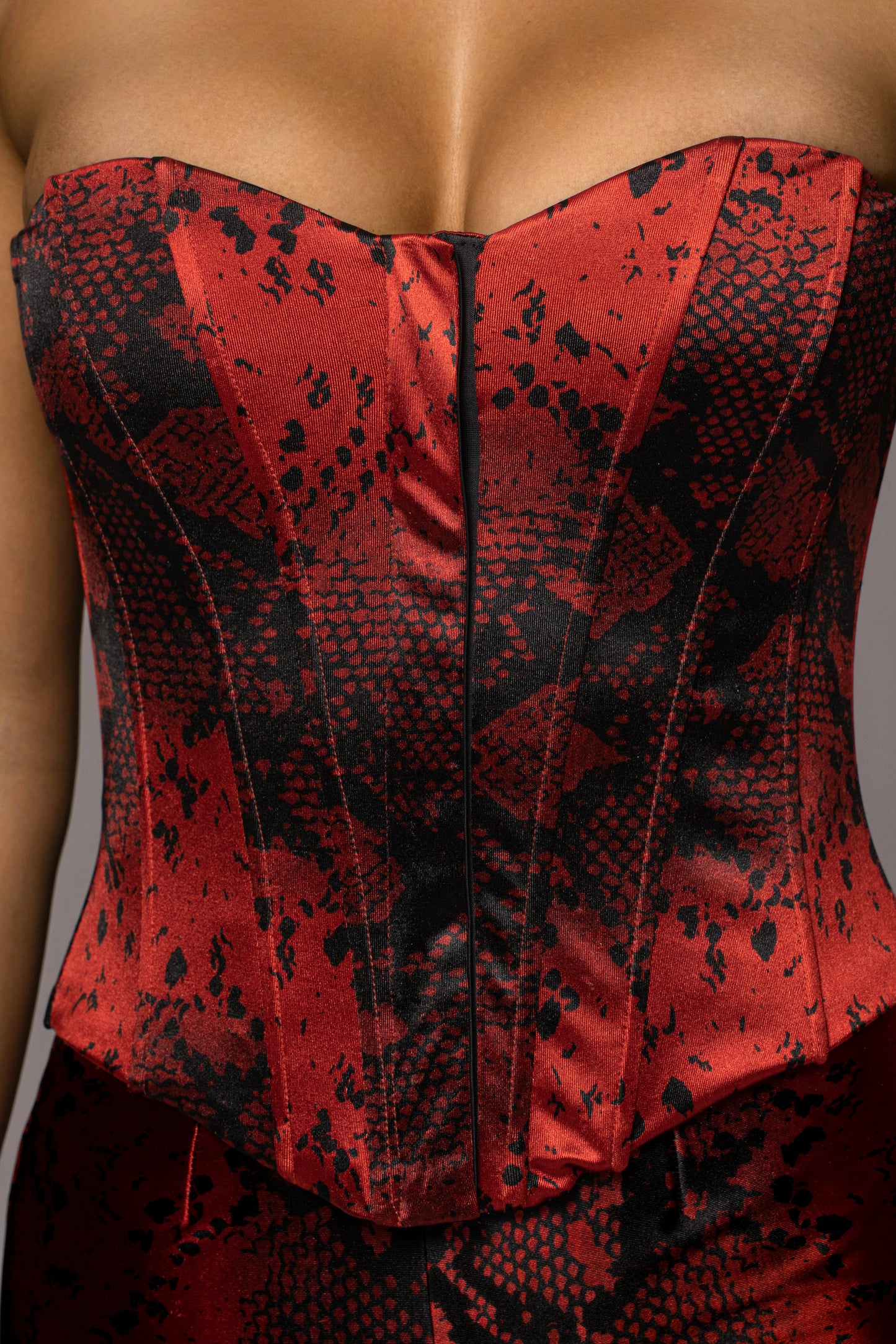 Red Stay the Night Corset