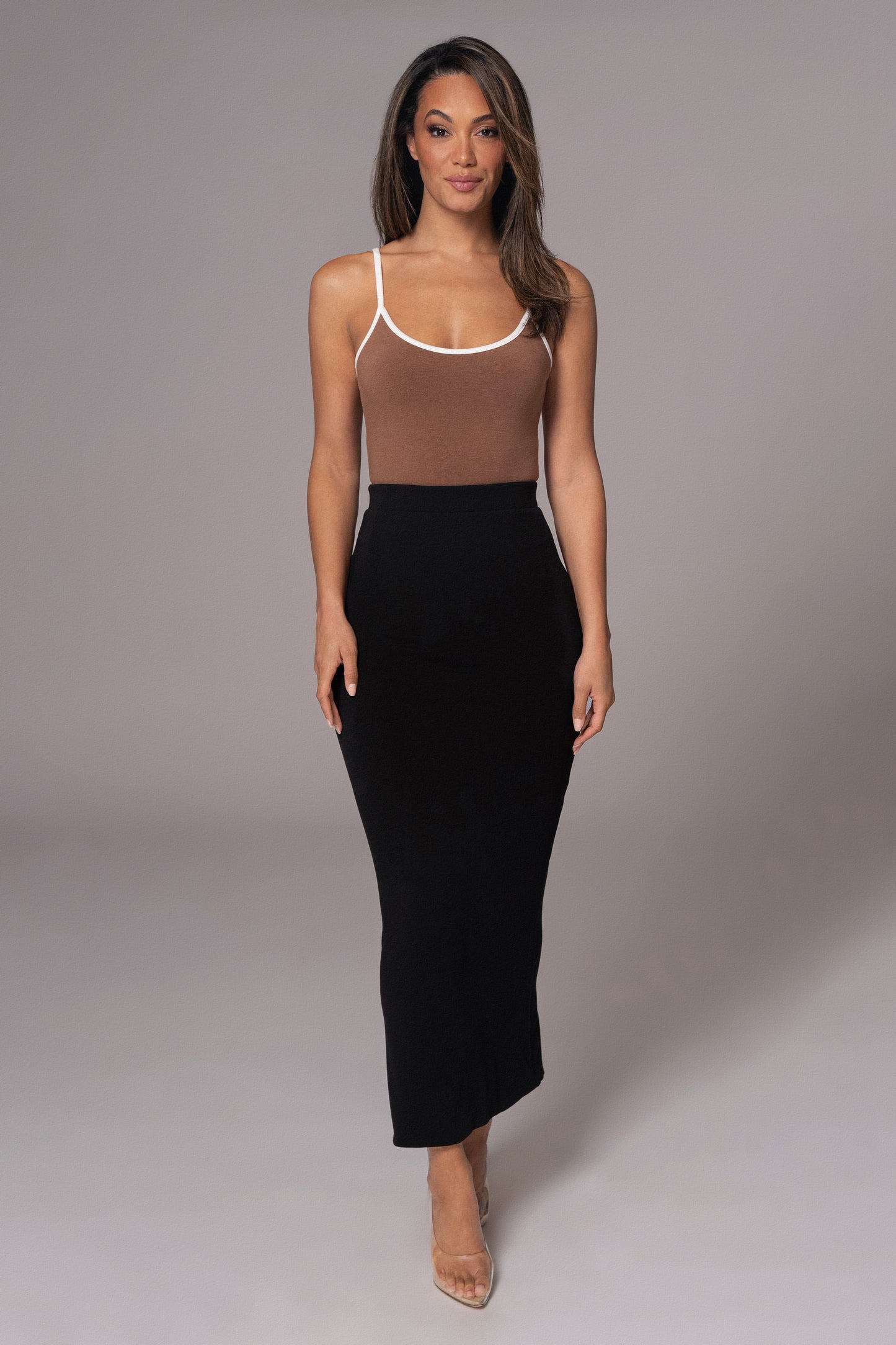 Black/Pecan Tash Reversible Cami Top