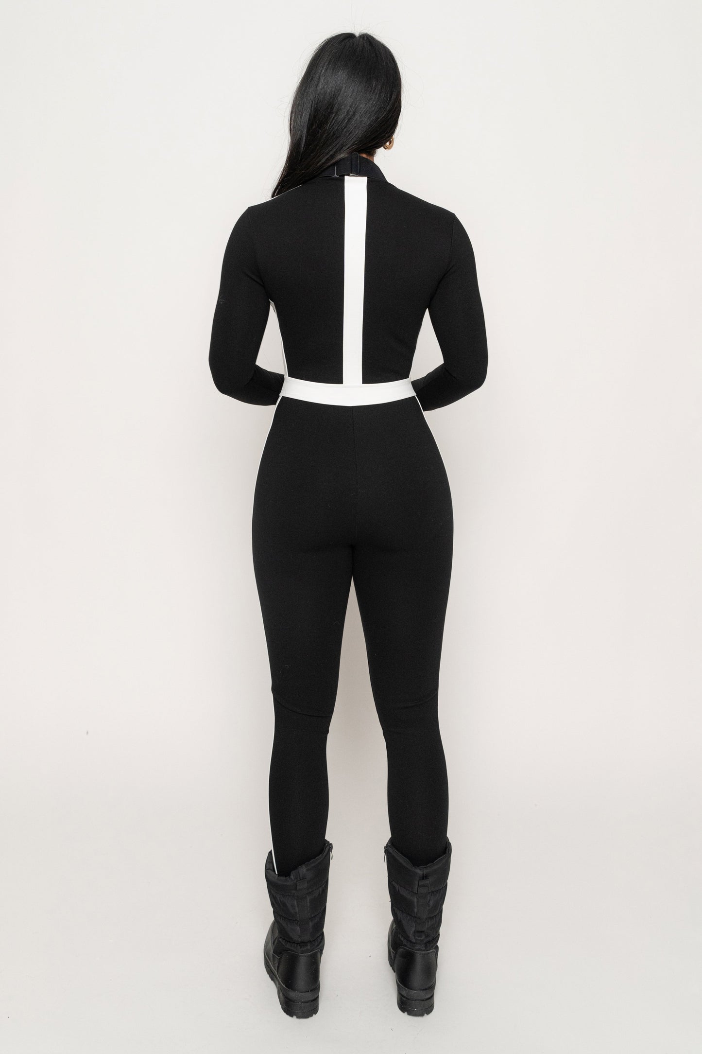 Black Off Limits Zipper Jumpsuit