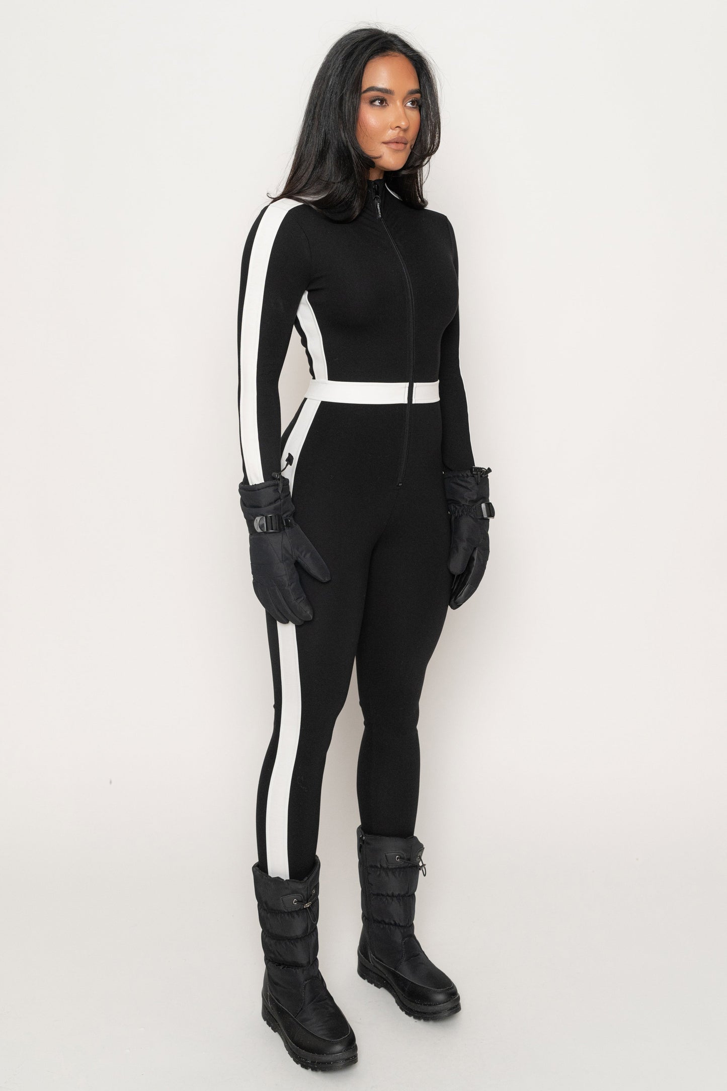 Black Off Limits Zipper Jumpsuit