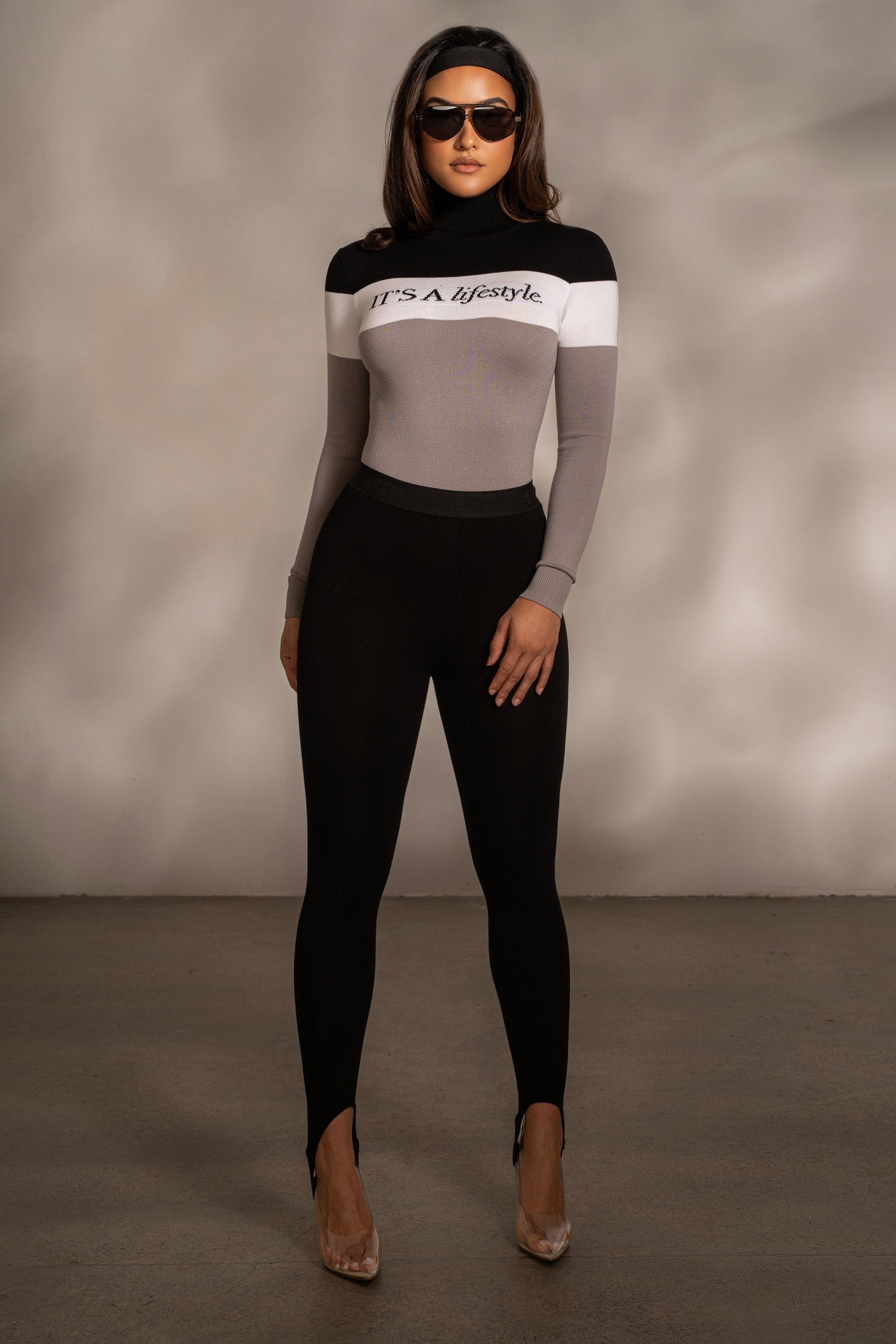 Grey Lifestyle Knit Bodysuit