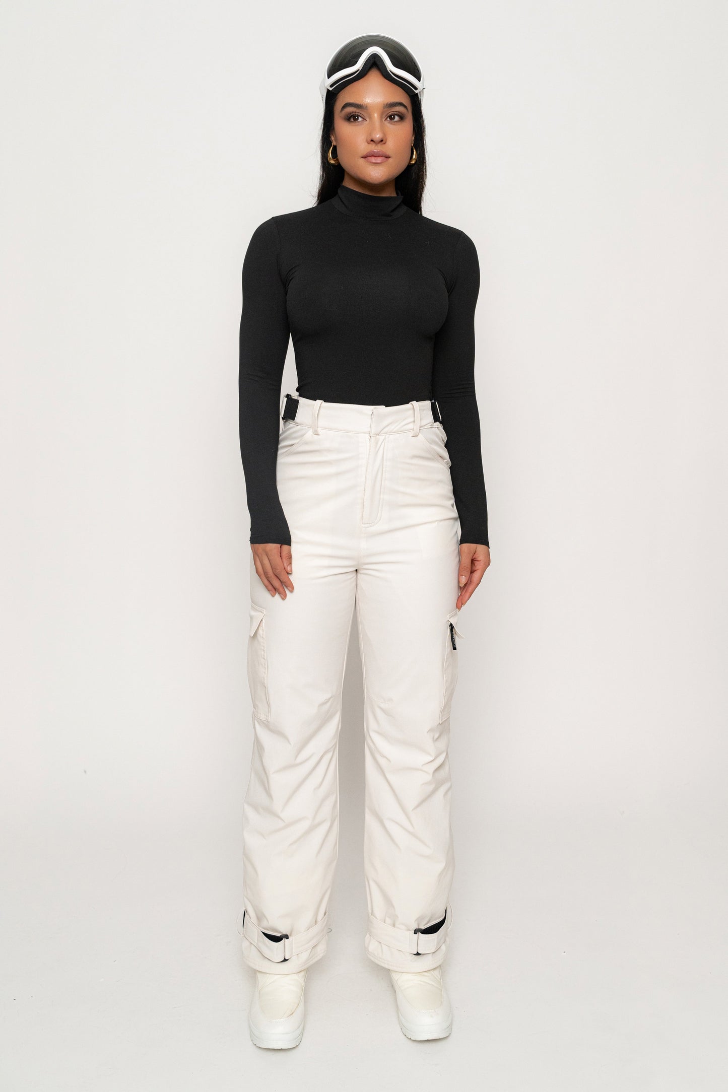 Black Turtleneck Long Sleeve Top