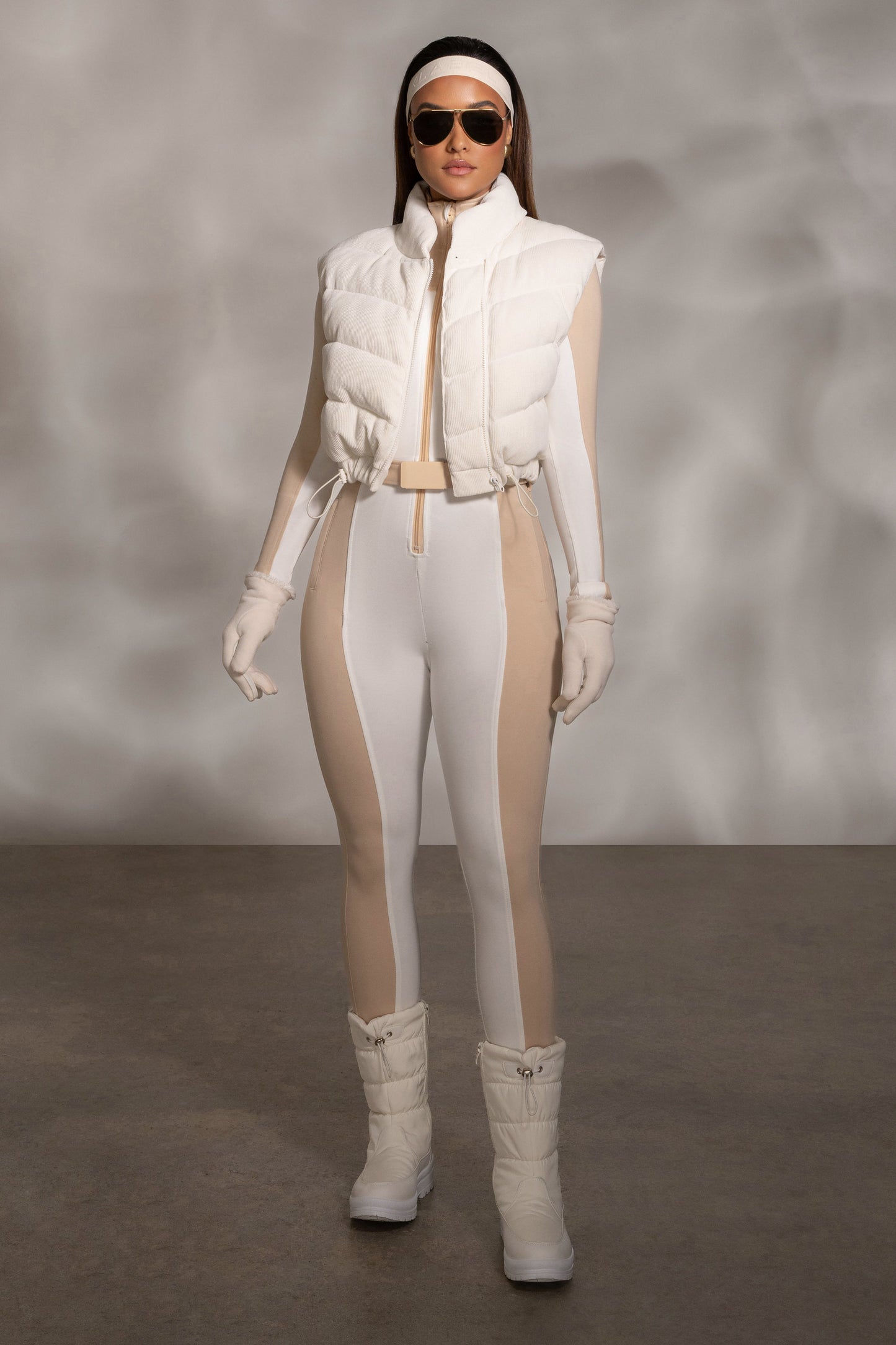 Beige Arctic Rush Ski Suit