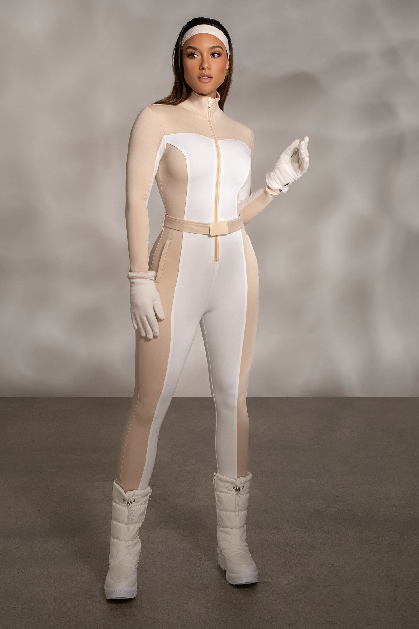 Beige Arctic Rush Ski Suit