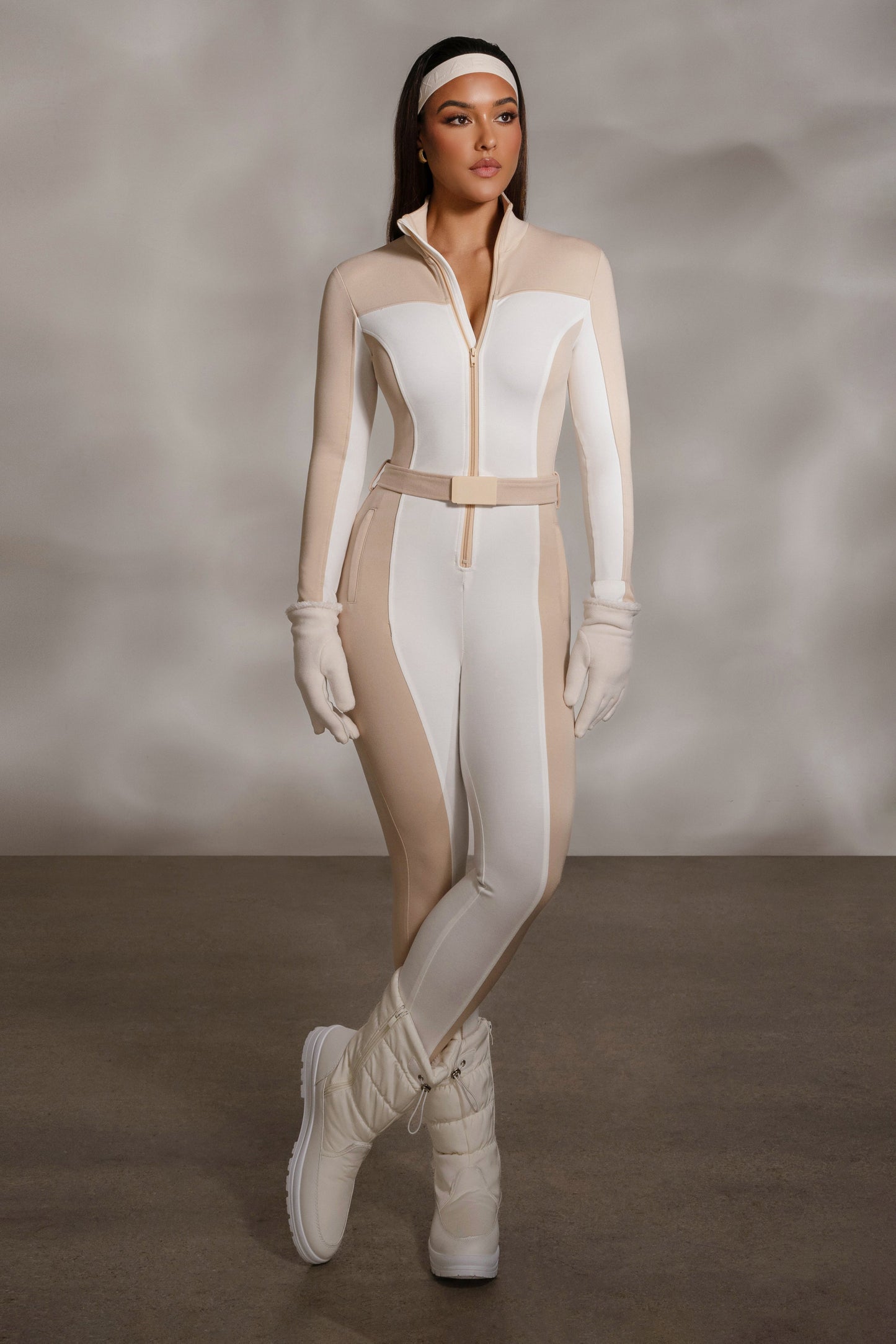 Beige Arctic Rush Ski Suit