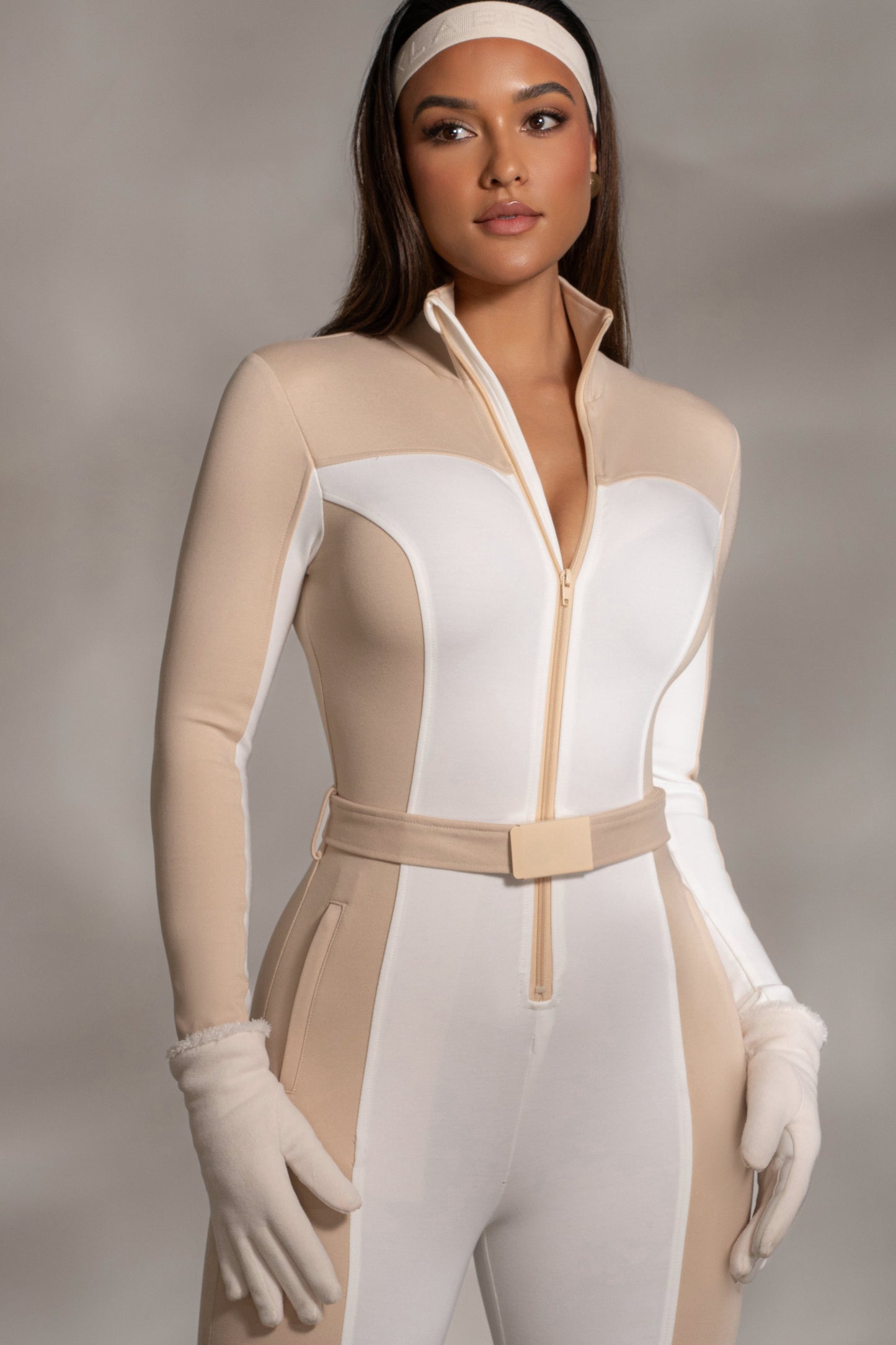 Beige Arctic Rush Ski Suit