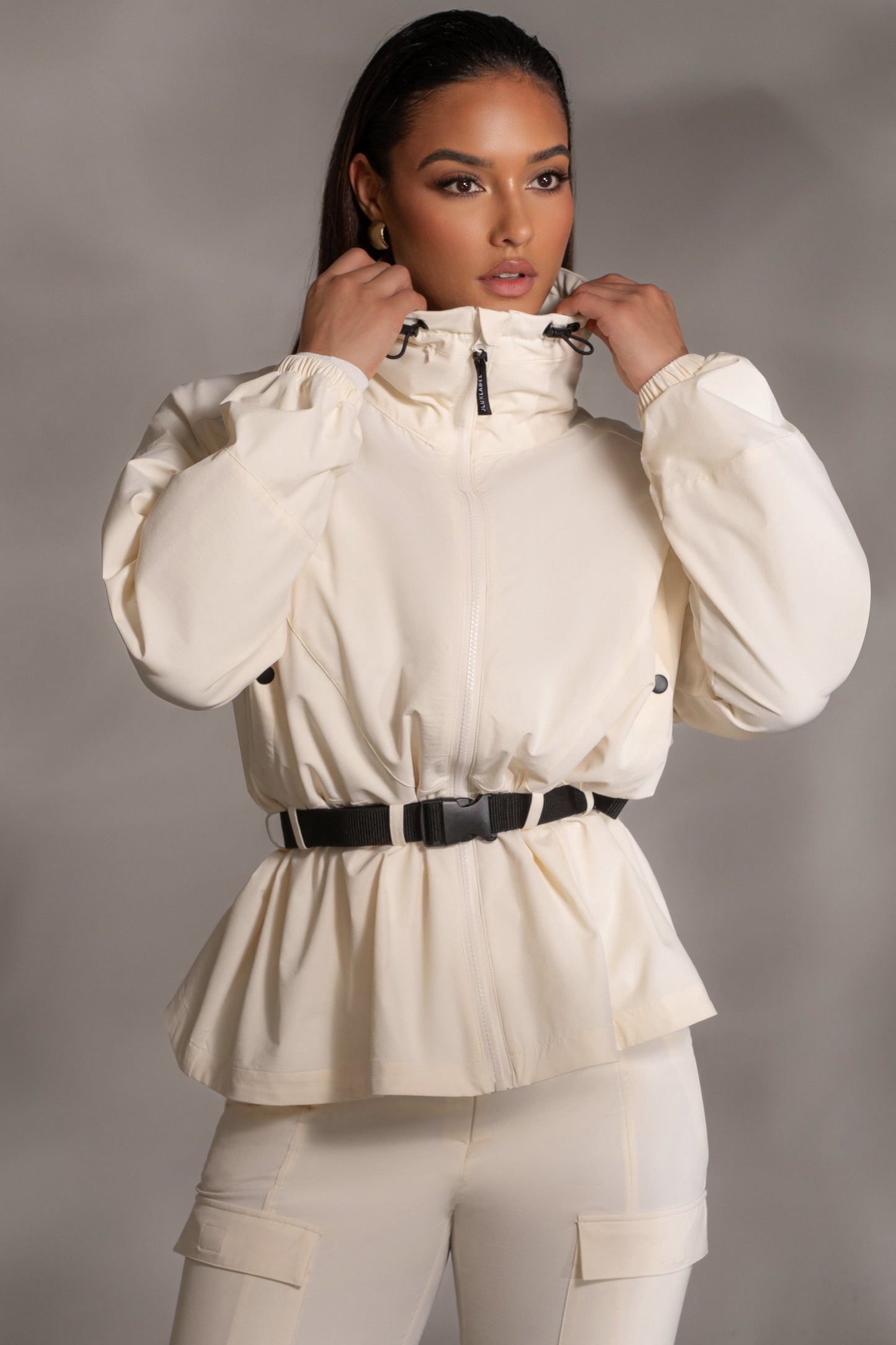 Buttercream Willow Belted Jacket