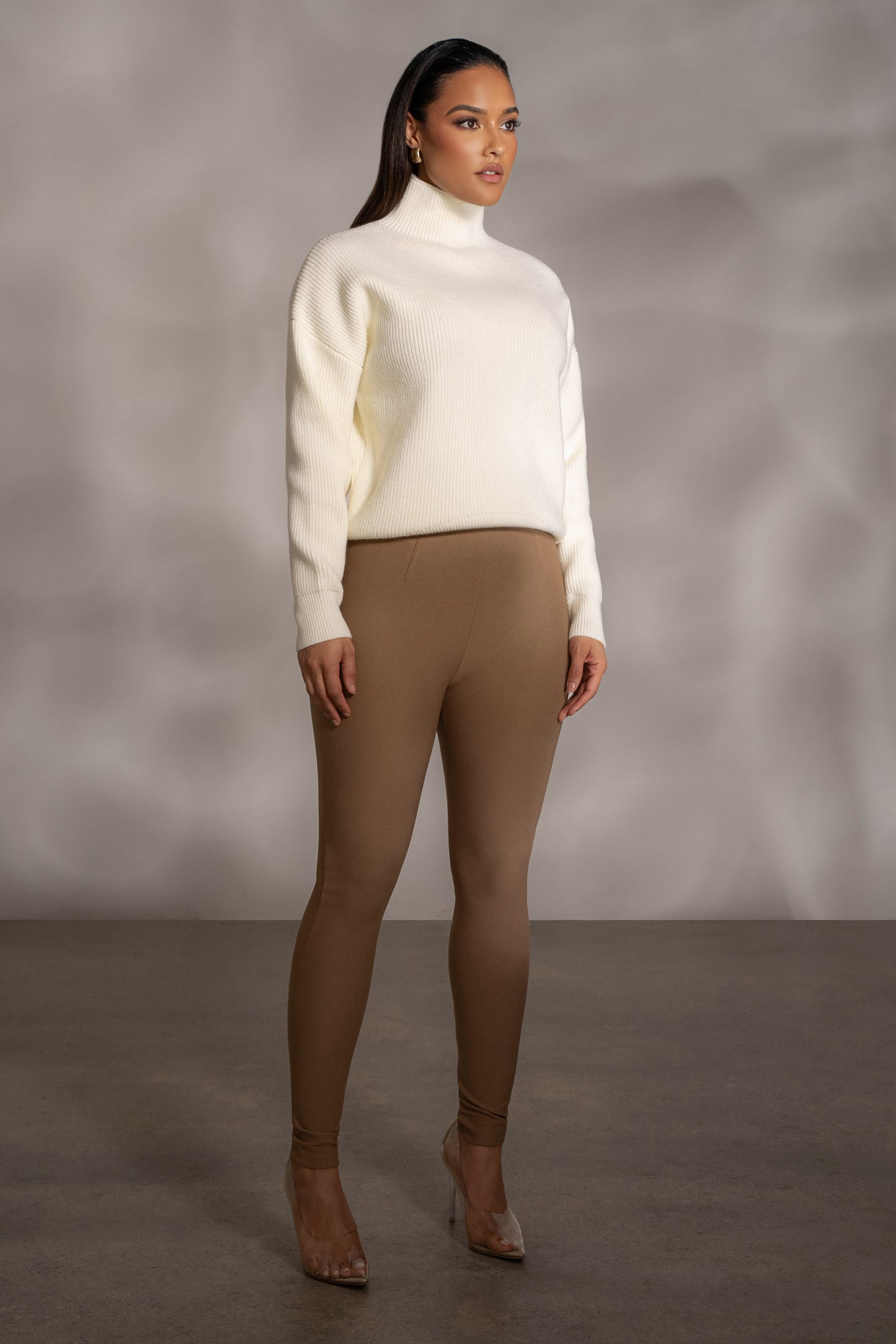 Buttercream Jenni Turtleneck Sweater Top