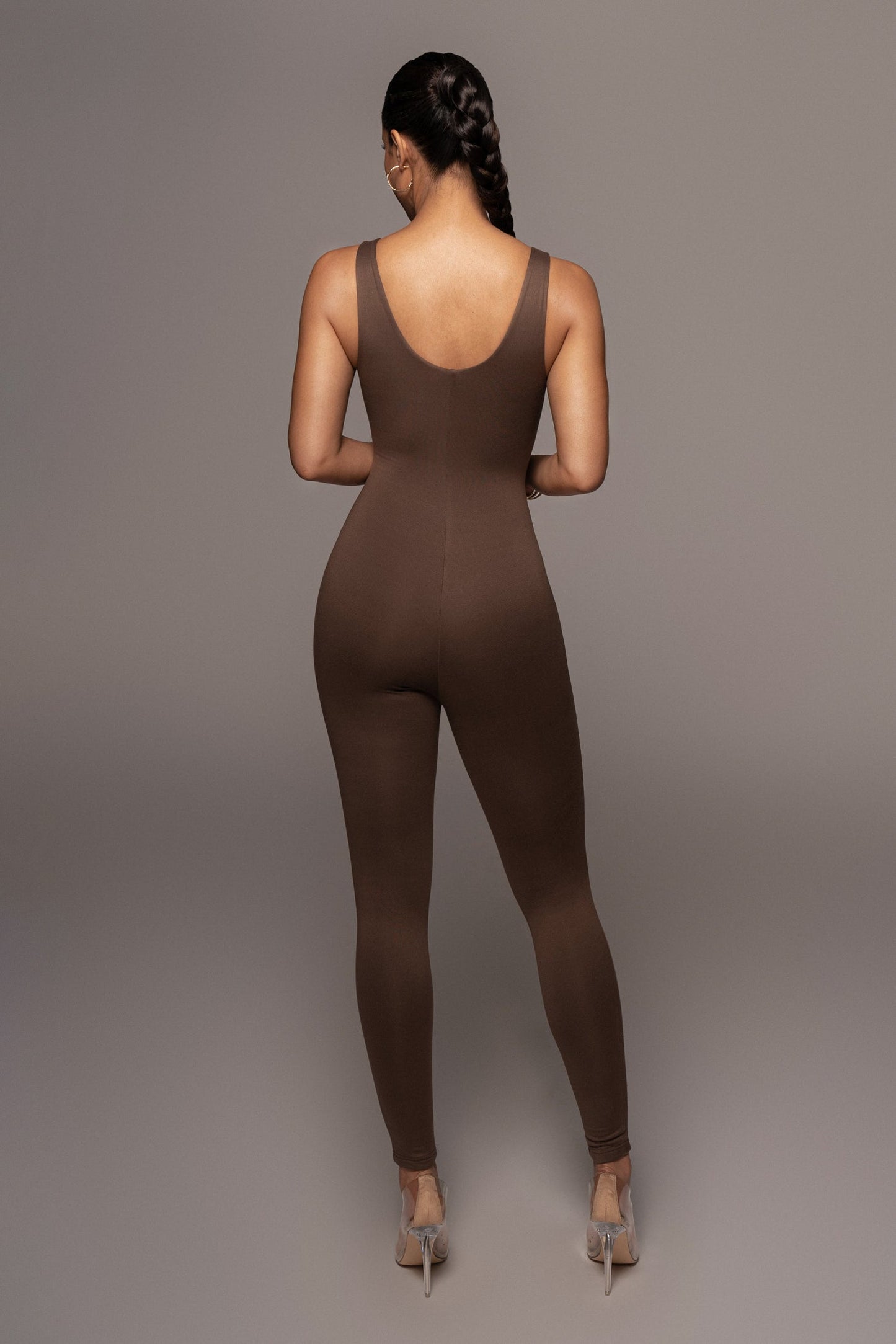 Chocolate Alo Double Layer Jumpsuit