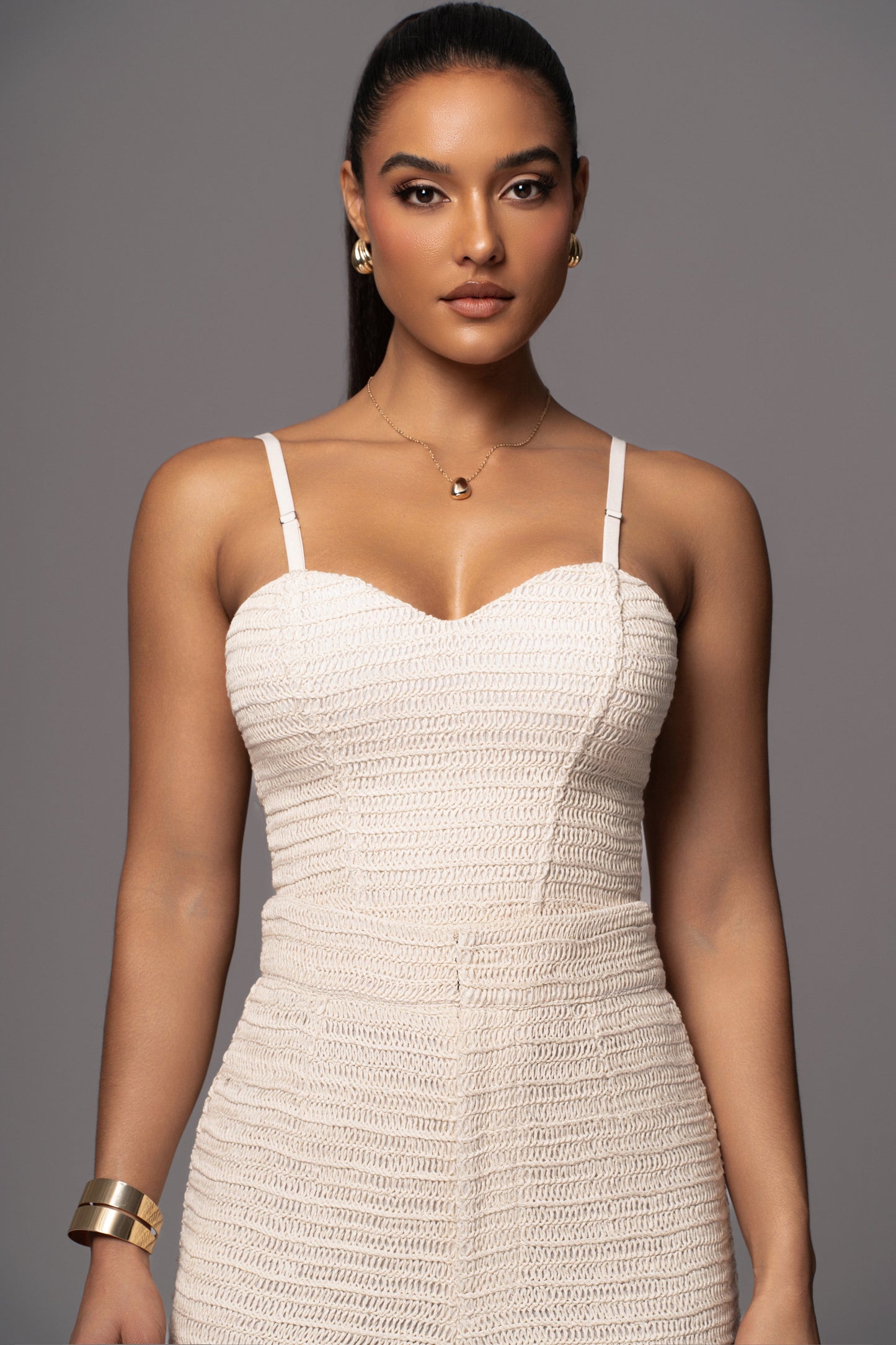 Beige Lila Bustier