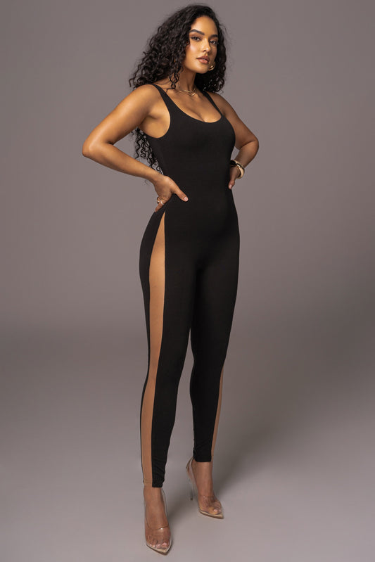 Noir Night Fall Tank Jumpsuit