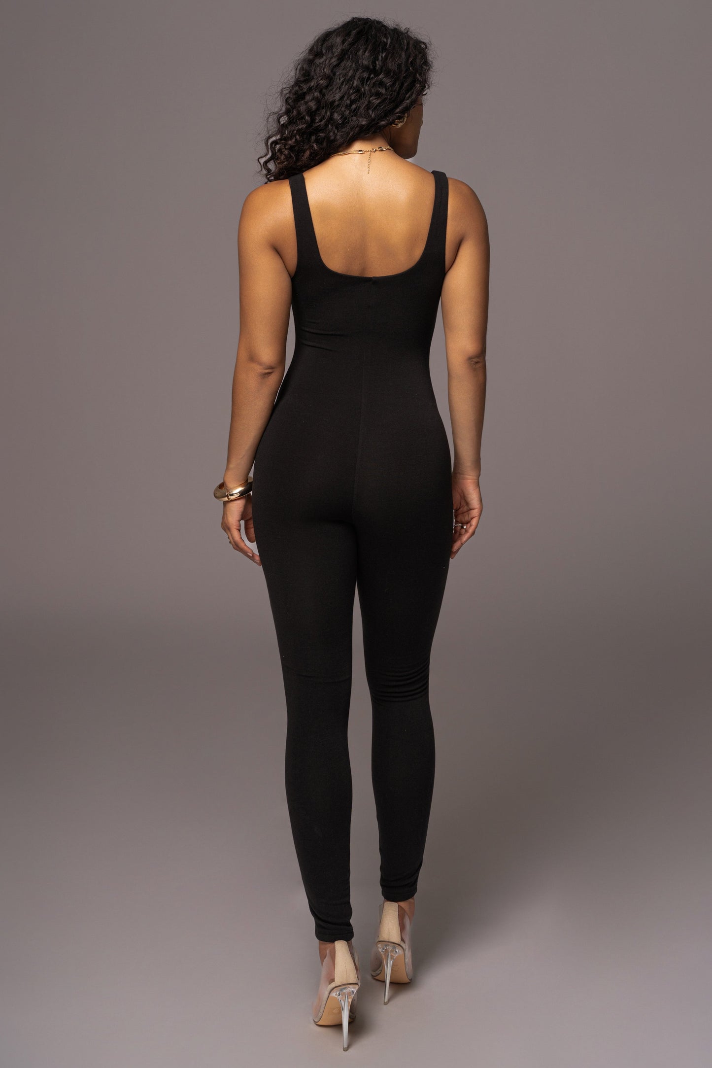 Noir Night Fall Tank Jumpsuit