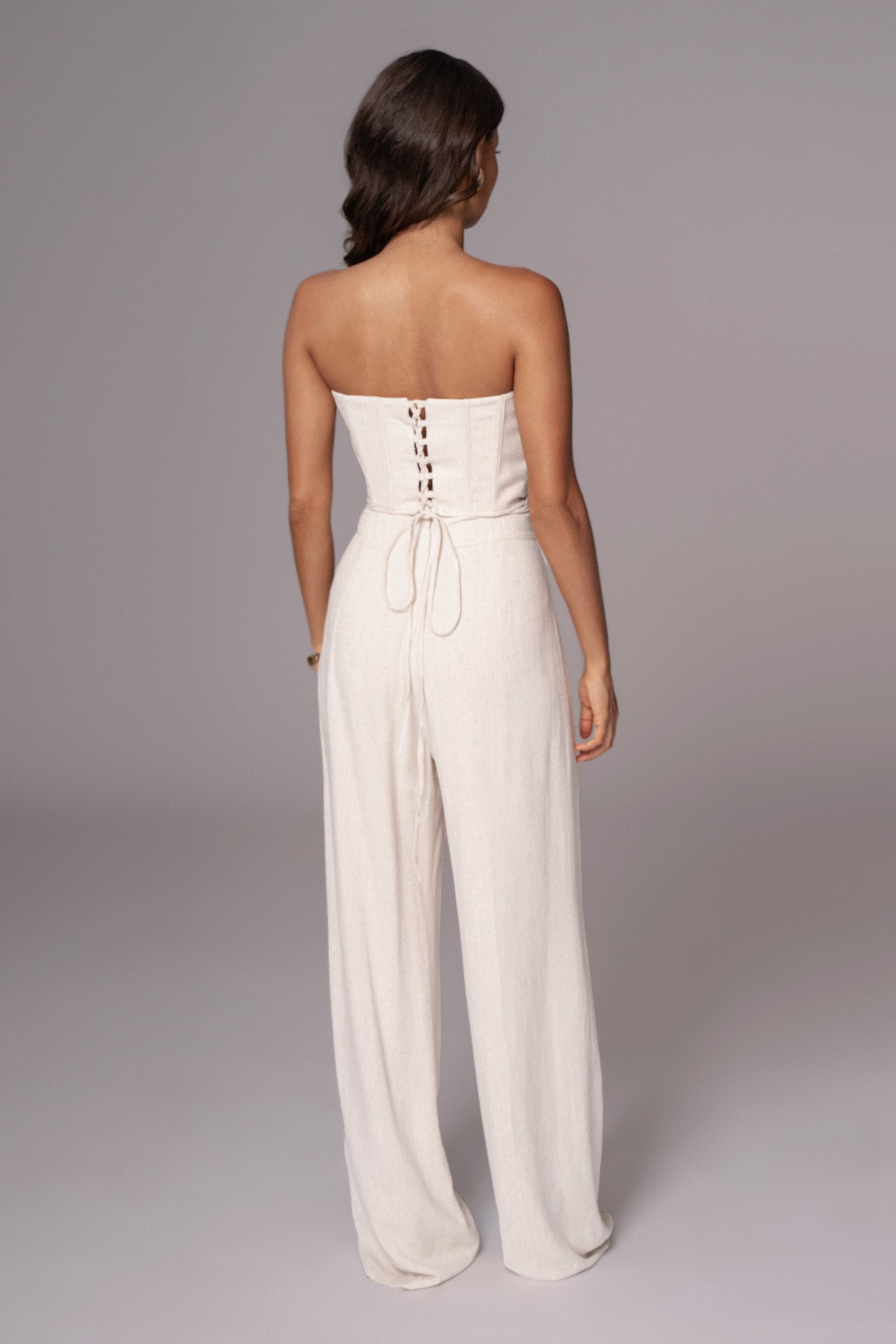 Natural Beyond The Sea Linen Corset