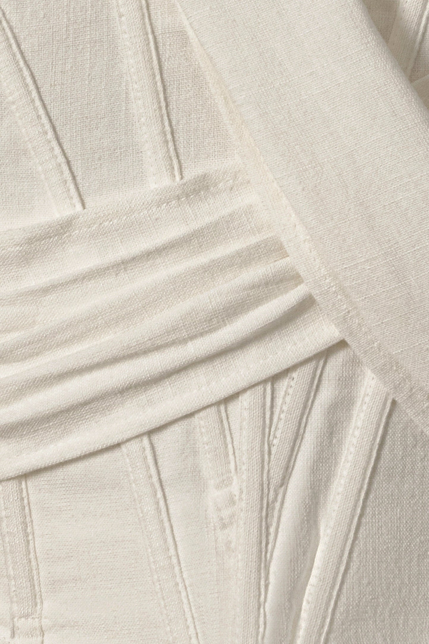 Ivory Coastal Bliss Linen Bustier