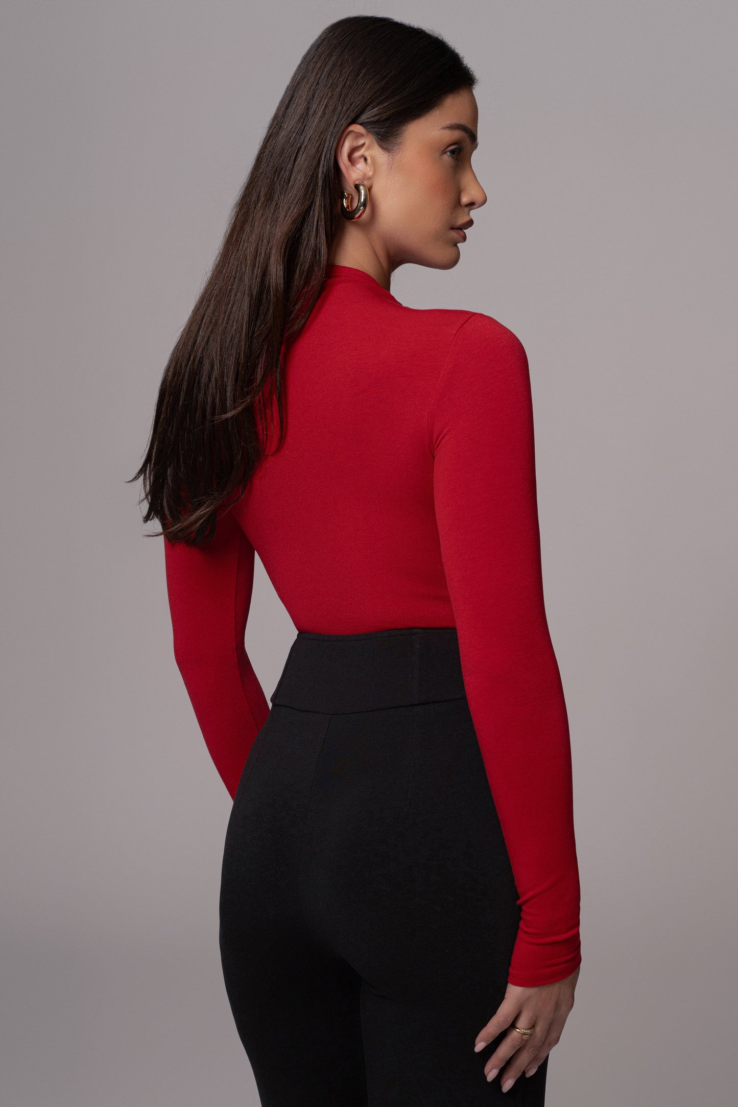 Red Maddison Cutout Bodysuit