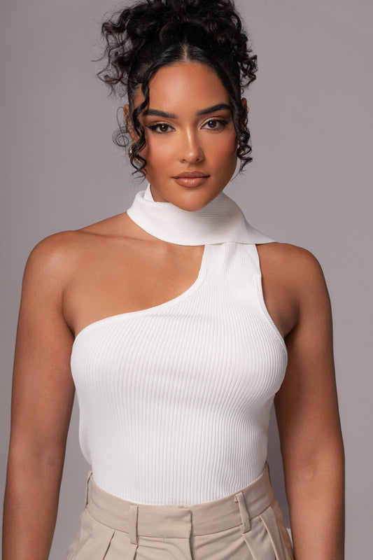 Off White Anderson Ribbed Top