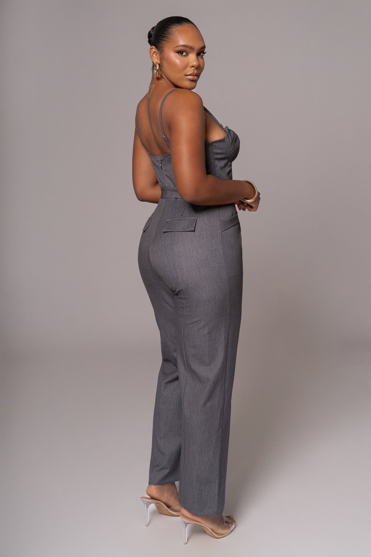 Grey Sweetheart Aroma Jumpsuit