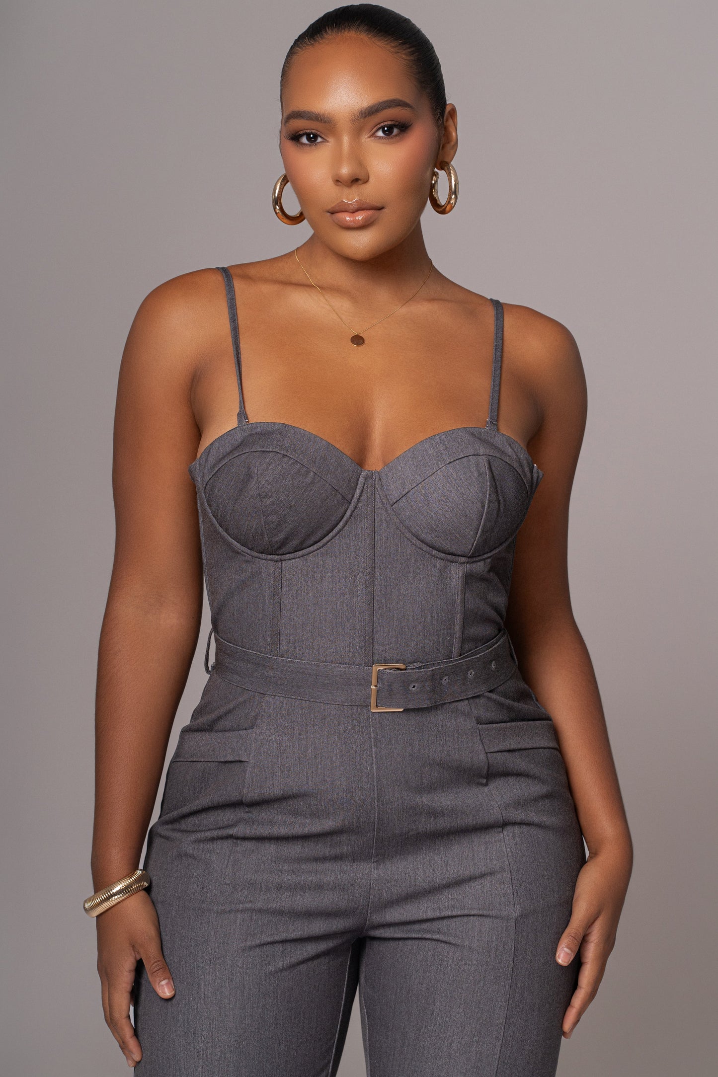 Grey Sweetheart Aroma Jumpsuit